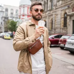 Поясная сумка Bumbag Brown - Image 9