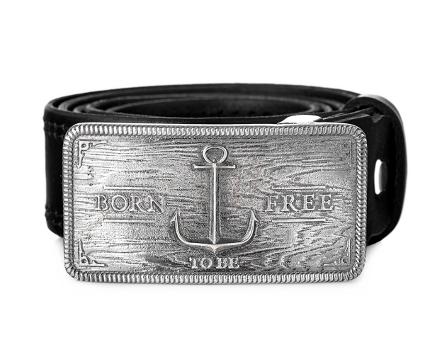 Ремень Born To Be Free Silver