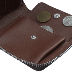 Кошелек Zipper Dark Brown - Image 3