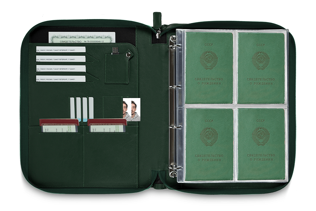 Папка для документов - Дела Семейные Green - Image 2