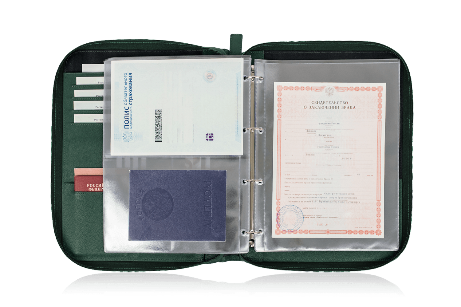 Папка для документов - Дела Семейные Green - Image 4
