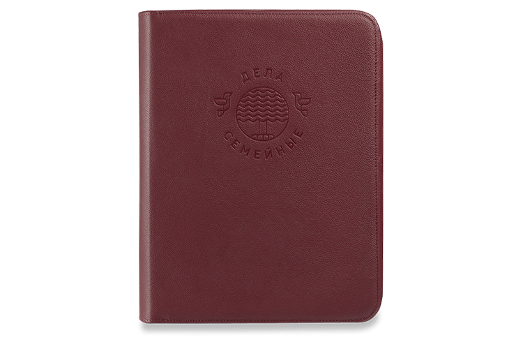 Папка для документов - Дела Семейные MAXI Bordo