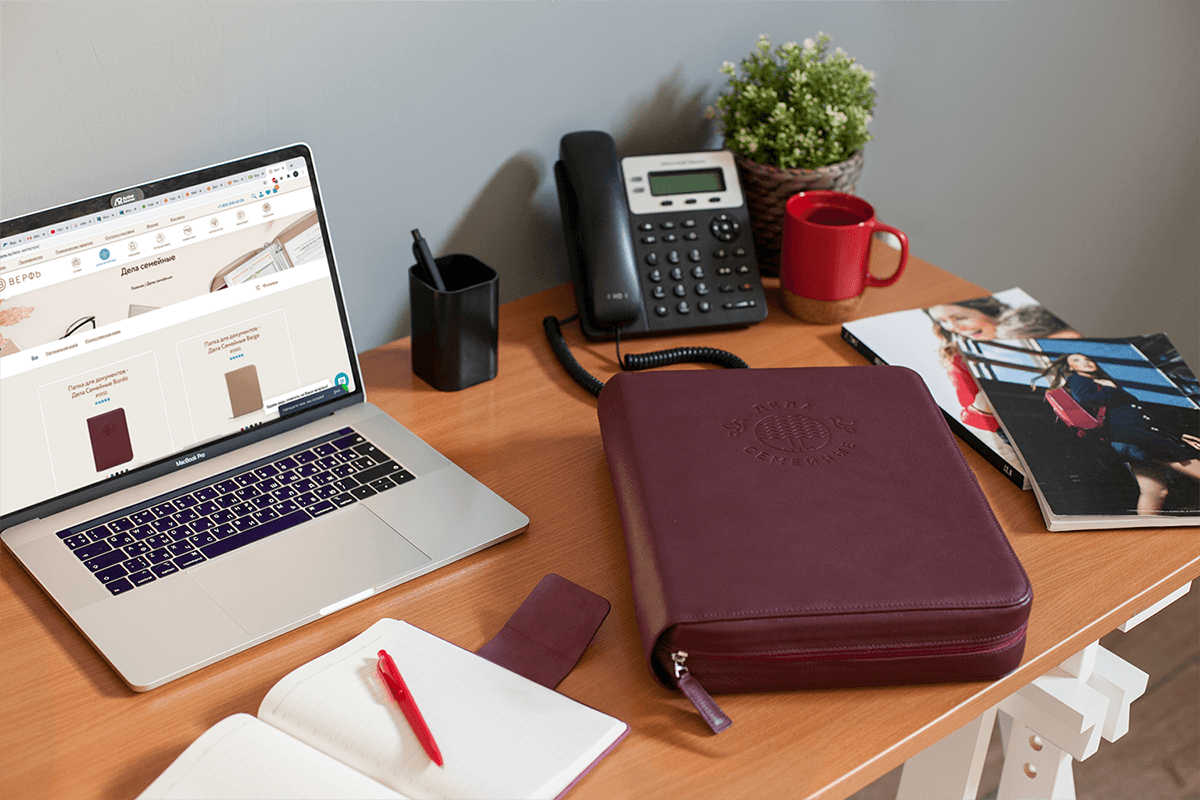 Папка для документов - Дела Семейные MAXI Bordo - Image 7