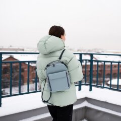 Женский рюкзак Dolphin Grey-Blue - Image 4