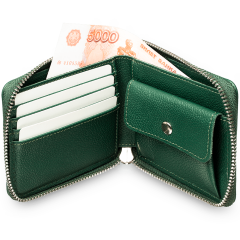 Кошелек Zipper Green - Image 2