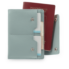Дорожный кошелек Smart Grey-Blue - Image 2