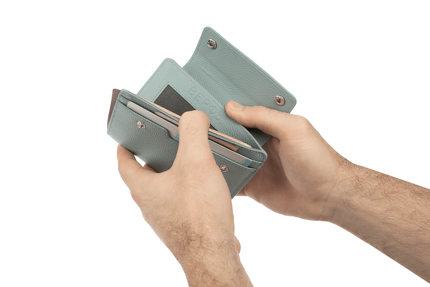 Дорожный кошелек Smart Grey-Blue - Image 4