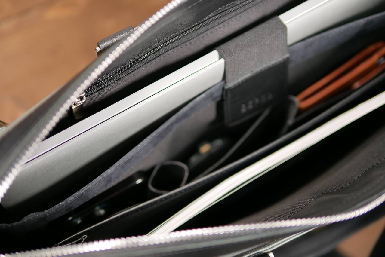 Мужская деловая сумка Pebble Black - Image 13