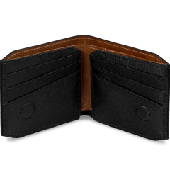 Кошелек сафьяновый Crab Black-Brown - Image 3