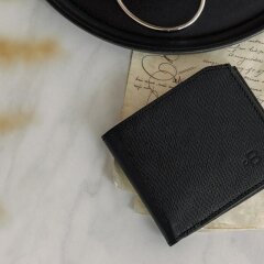 Кошелек сафьяновый Crab Black-Brown - Image 2