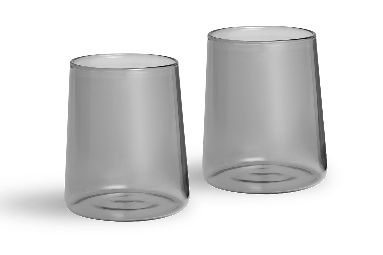 Стаканы сервировочные 2 шт Transparent Black/Графитово-черный - Image 2