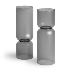 Ваза-подсвечник Transparent Black/Графитово-черный - Image 2