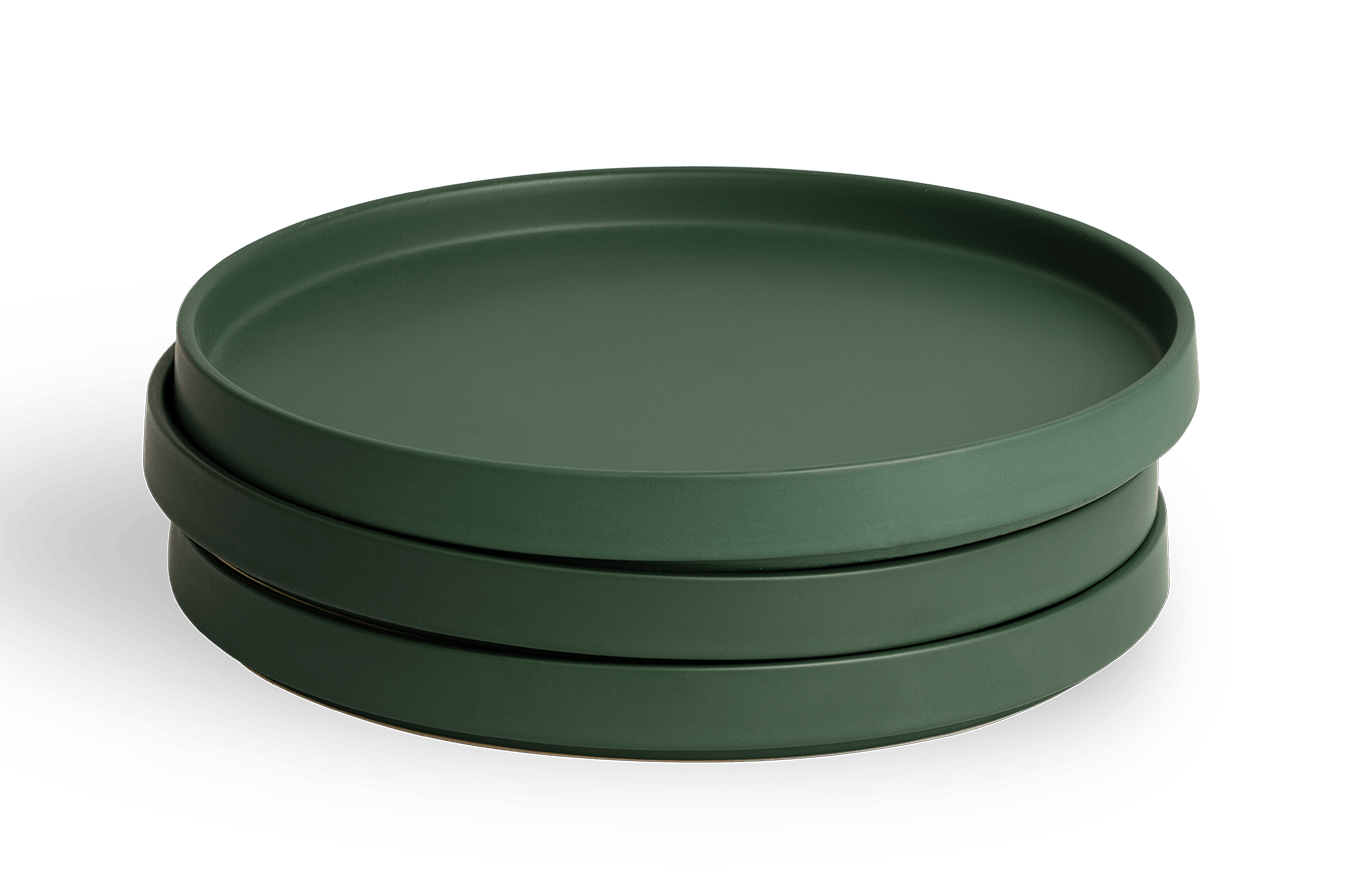 Тарелка для основных блюд 25 см Dark green/Еловый - Image 4