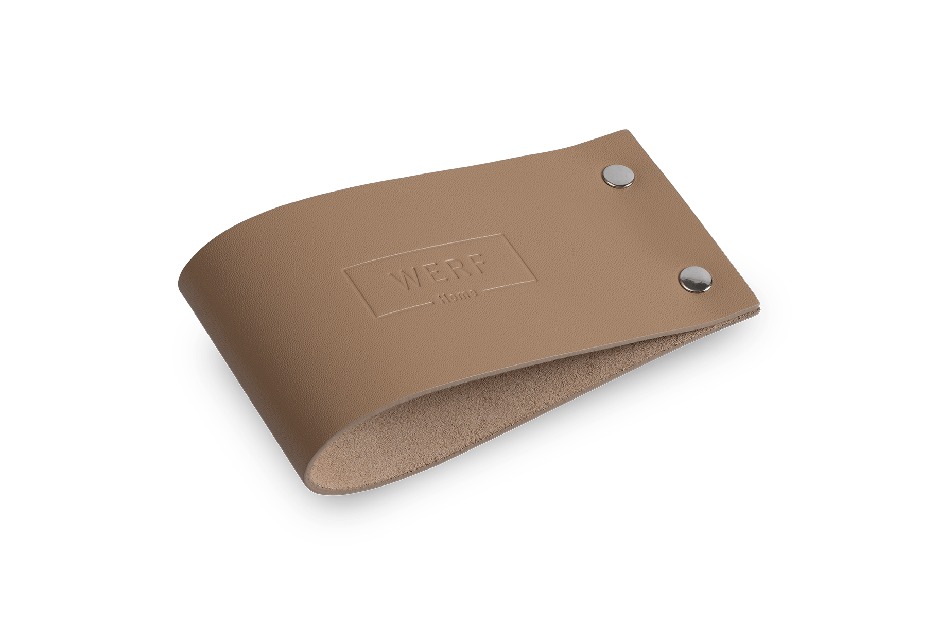 Холдер кожаный для подсвечника "Тепло" S Caramel