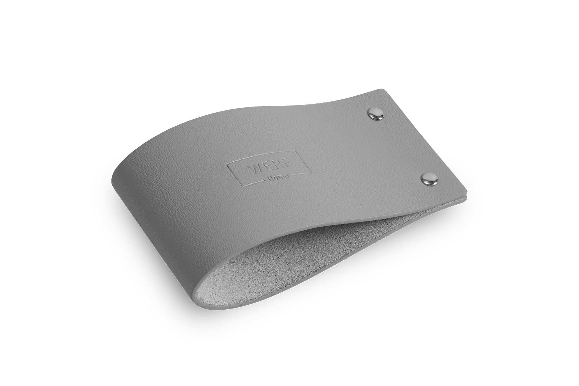 Холдер кожаный для подсвечника "Тепло" Grey