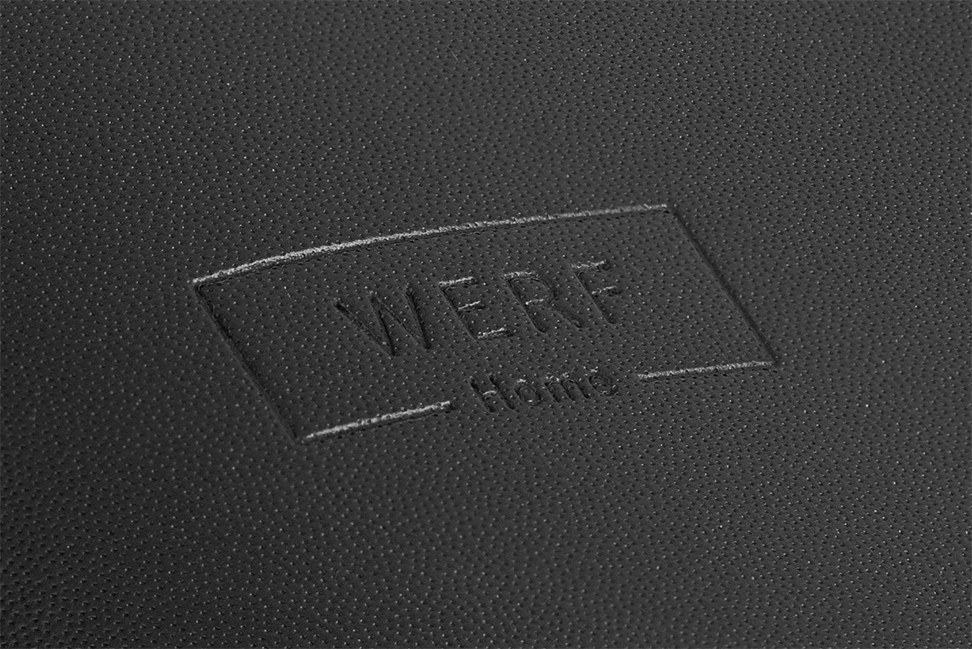 Холдер кожаный для подсвечника "Тепло" Black - Image 4