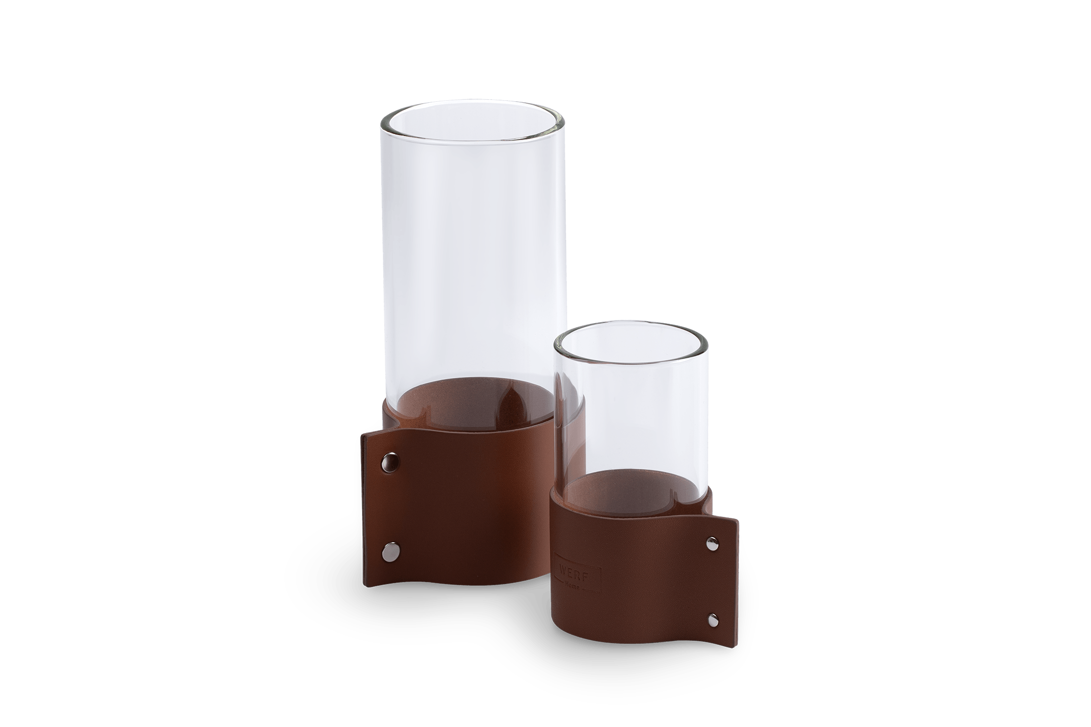 Холдер кожаный для подсвечника "Тепло" Brandy - Image 4