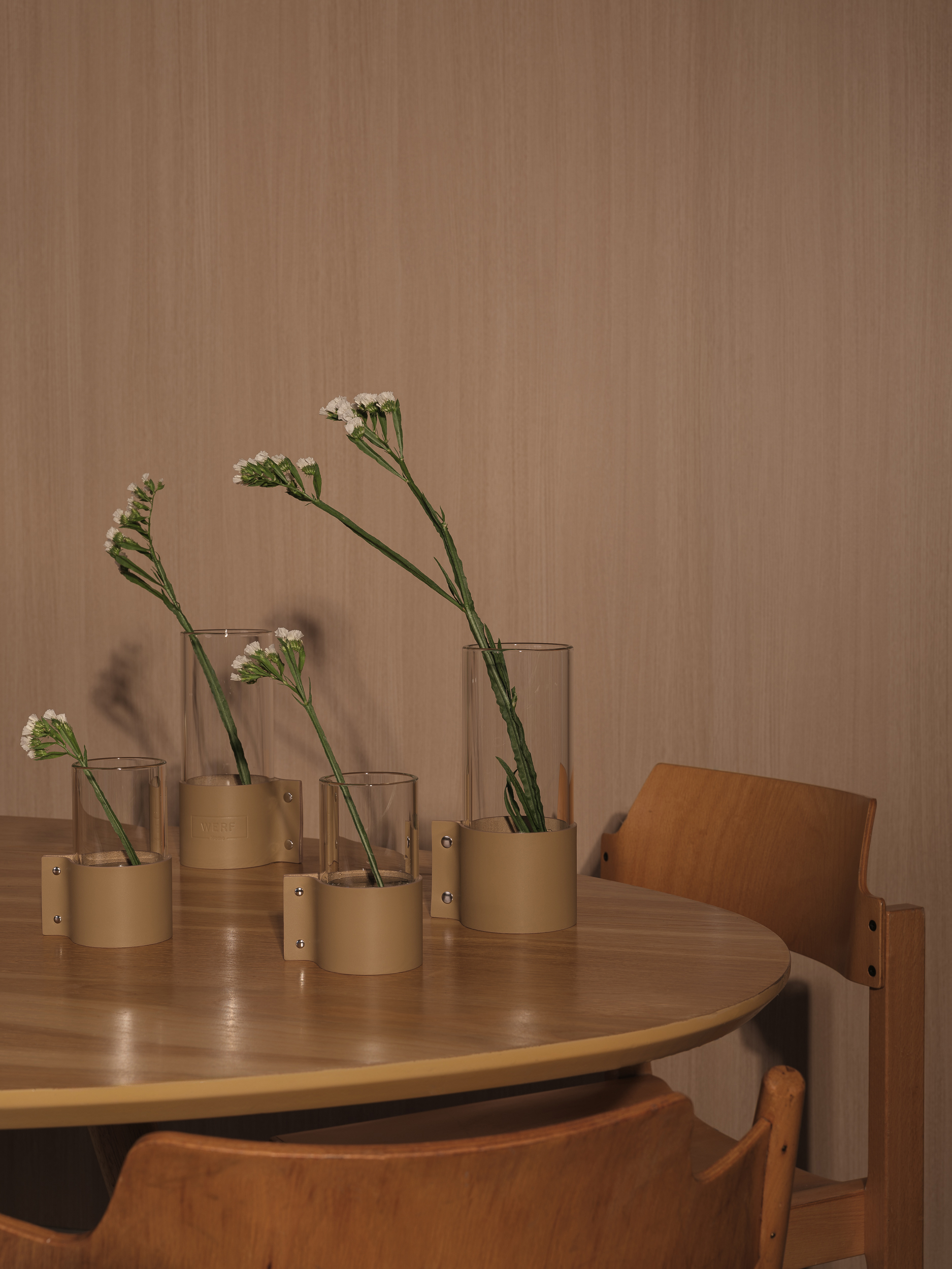 Холдер кожаный для подсвечника "Тепло" S Caramel - Image 6