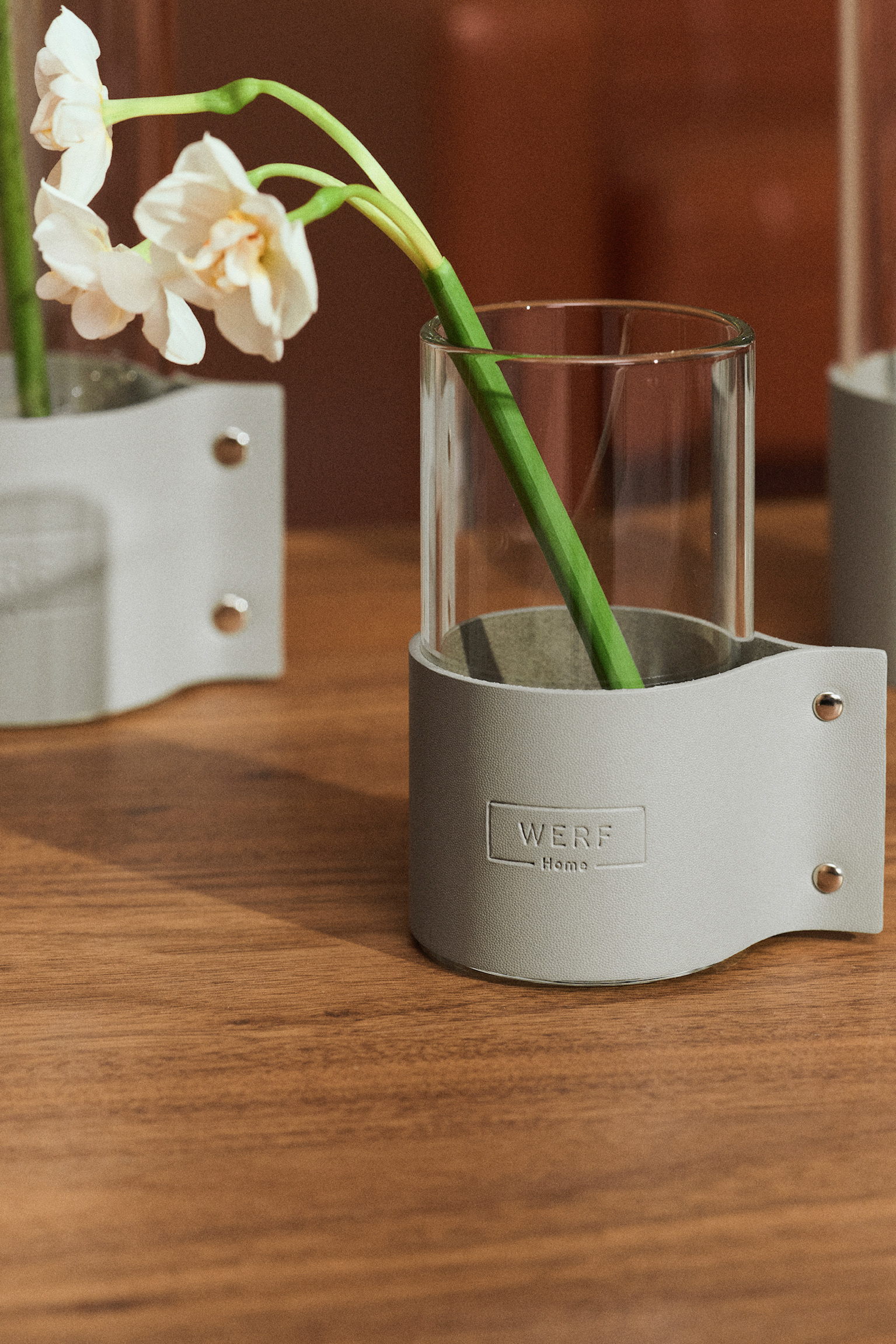 Подсвечник-ваза "Тепло" S Grey - Image 2