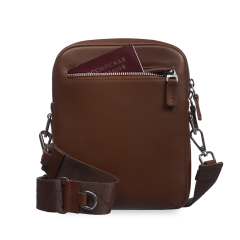 Мужская сумка Fin mini Brown - Image 3