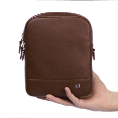 Мужская сумка Fin mini Brown - Image 8