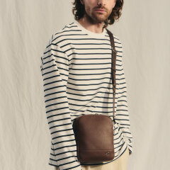 Мужская сумка Fin mini Brown - Image 11