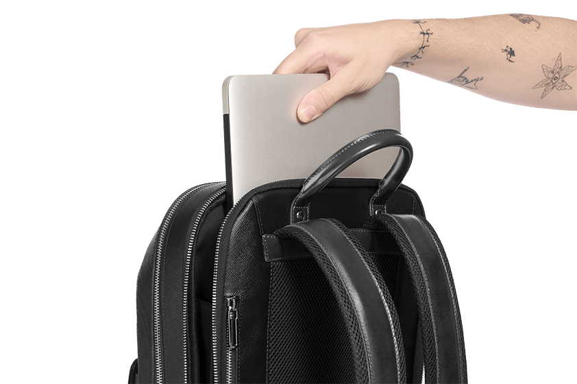 Мужской рюкзак Cliff Black New - Image 8