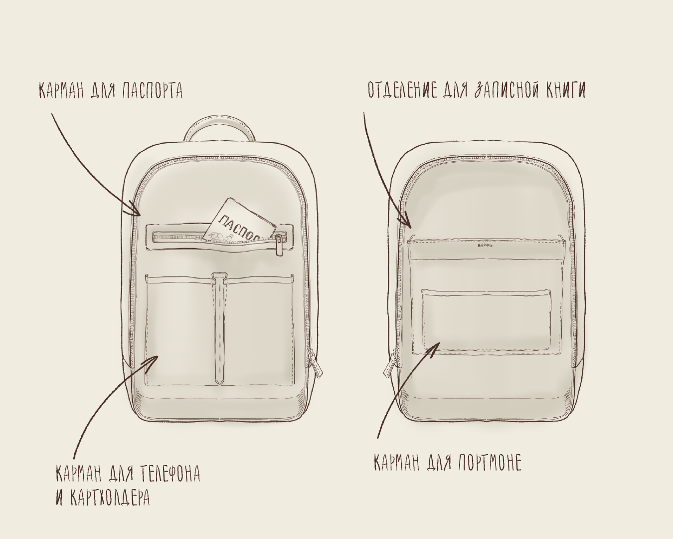 Мужской рюкзак Cliff Black New - Image 14