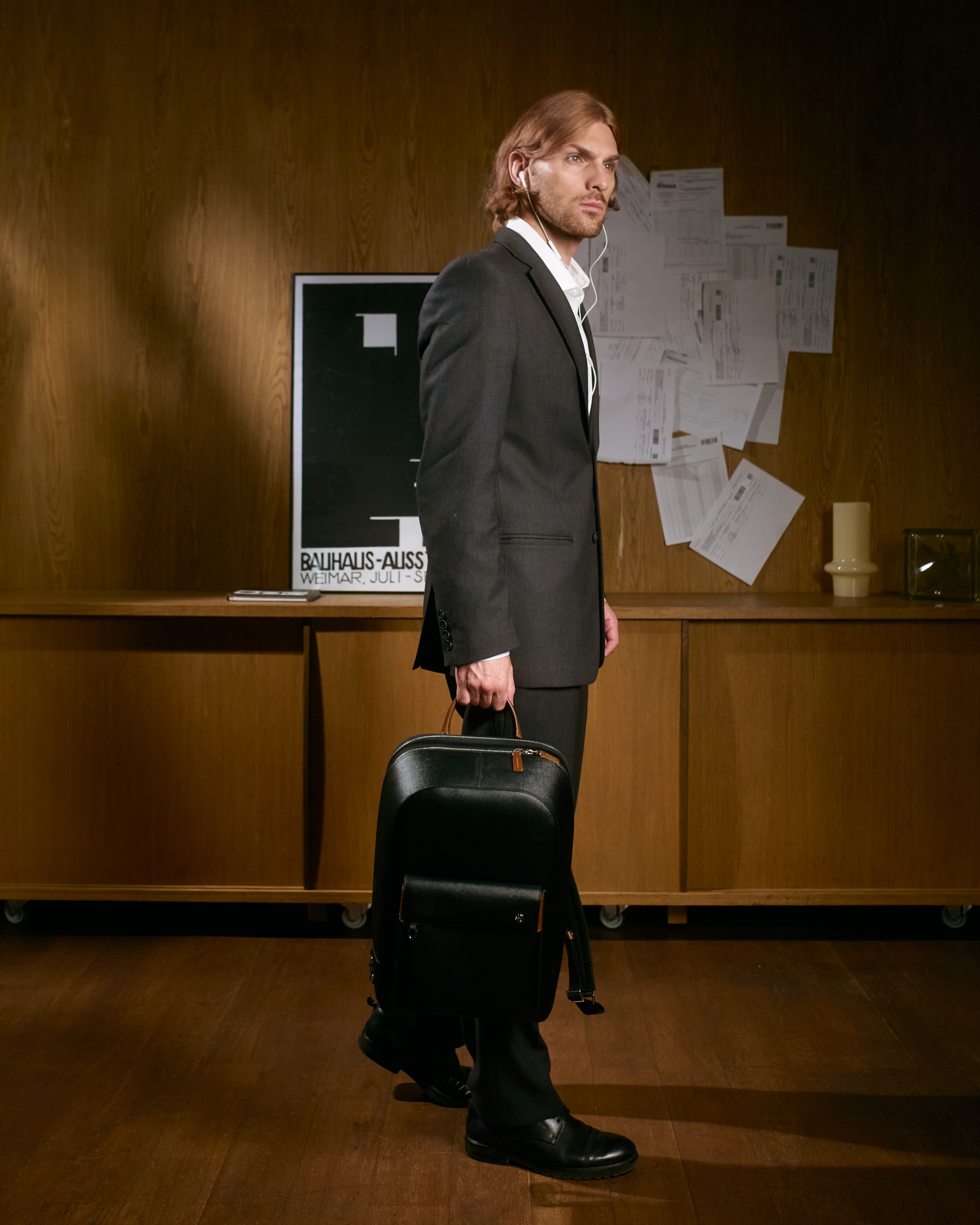 Мужской рюкзак Cliff Black-Brown New - Image 13