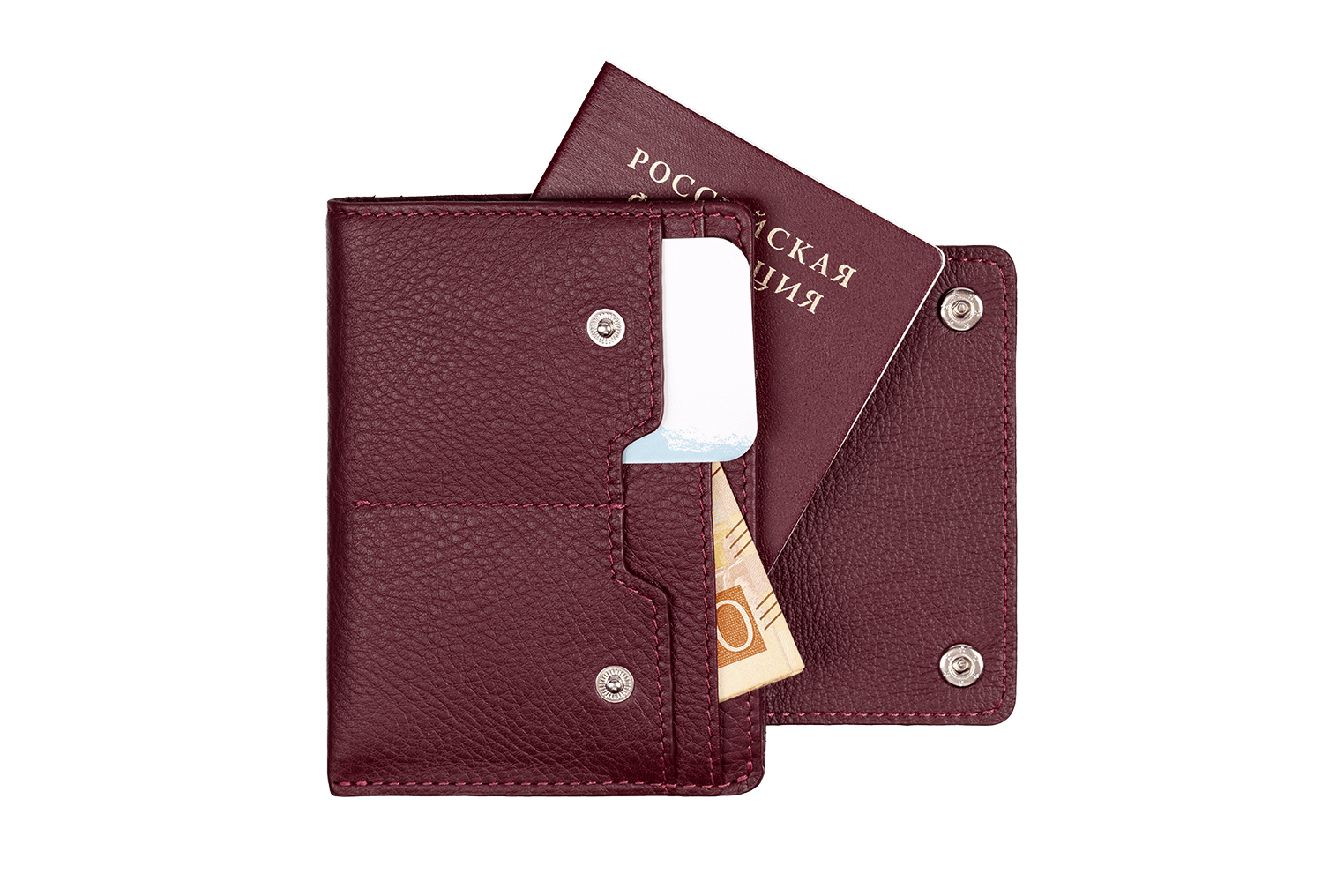 Дорожный кошелек Smart Wine - Image 3