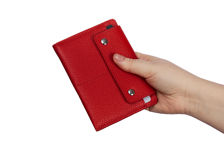 красный кошелек