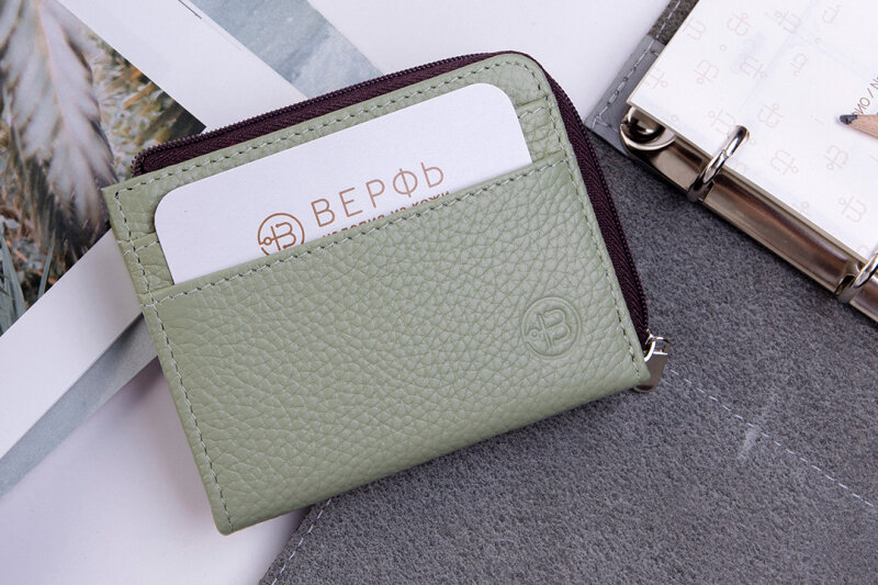 мятный кошелек, кошелек мятного цвета